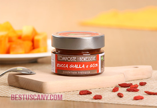 marmellata zucca gialla goji - Tuscan jams